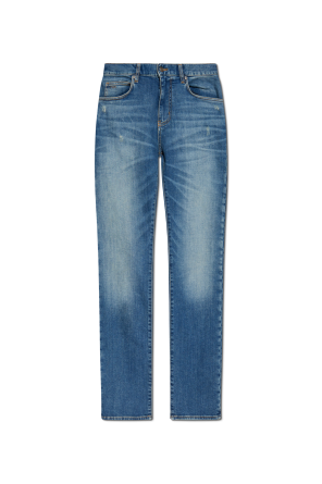 デニム・ジーパン Dsquared2 Jeans 24/7 Jean Denim DSQUARED2 24/7 Distressed Skinny Jeans | Blue | FARFETCH